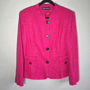 Gerry Weber Pink Blazer Tailored Suit Jacket Sz 12